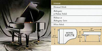 Boston grand piano